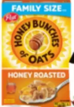 Superior Grocers HONEY BUNCHES OF OATS CEREAL offer