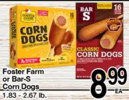 Superior Grocers Foster Farm or Bar-S Corn Dogs offer