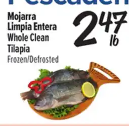El Super Fresh Mojarra Limpia Entera / Whole Clean Tilapia offer