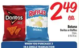 El Super Fresh Botana Doritos or Ruffles offer