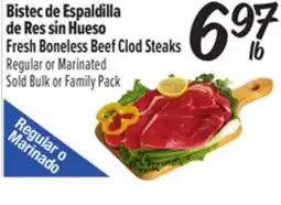 El Super Fresh Bistec de Espaldilla de Res sin Hueso offer