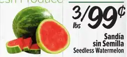 El Super Fresh SandÃa sin Semilla / Seedless Watermelon offer