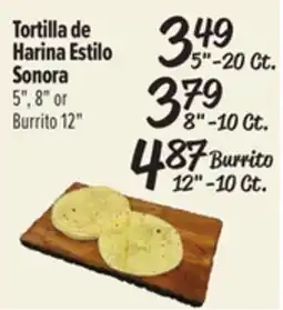 El Super Fresh Tortilla de Harina Estilo Sonora offer