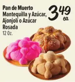 El Super Fresh Pan de Muerto Mantequilla y Azúcar, Ajonjolí o Azúcar Rosada offer