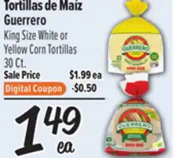 El Super Fresh Tortillas de MaÃz Guerrero offer