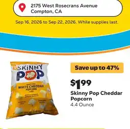 Grocery Outlet Cheddar Popcorn offer