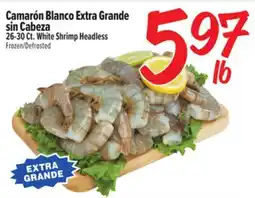 El Super Fresh CamarΓ³n Blanco Extra Grande sin Cabeza offer