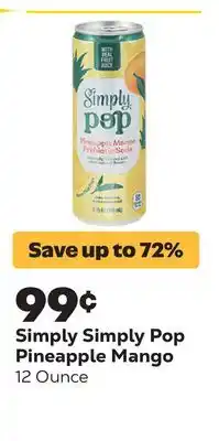 Grocery Outlet Simply Pop Pineapple Mango offer