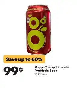 Grocery Outlet Cherry Limeade Prebiotic Soda offer
