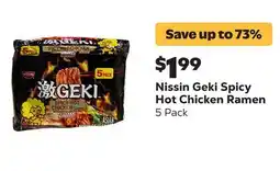 Grocery Outlet Geki Spicy Hot Chicken Ramen offer