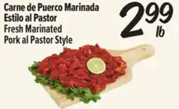 El Super Fresh Carne de Puerco Marinada Estilo al Pastor / Fresh Marinated Pork al Pastor Style offer
