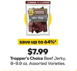 Grocery Outlet Trapper's Choice Beef Jerky offer