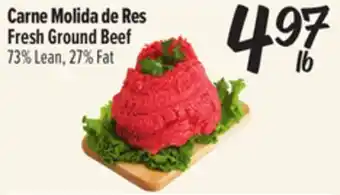 El Super Fresh Carne Molida de Res / Fresh Ground Beef offer