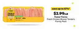 Grocery Outlet Foster Farms Fresh Chicken Breast Tenders Family Pack offer