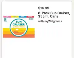 Walgreens 8-Pack Sun Cruiser offer