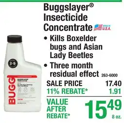 Menards Buggslayer Insecticide Concentrate offer