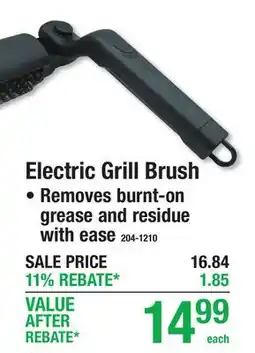 Menards Electric Grill Brush offer