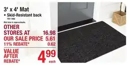 Menards 3' x 4' Mat offer
