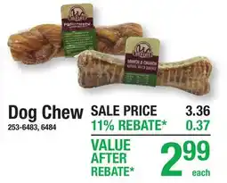 Menards Dog Chew offer