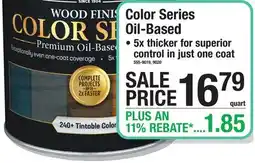 Menards Color Series Oil-Based offer