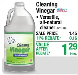 Menards Cleaning Vinegar offer