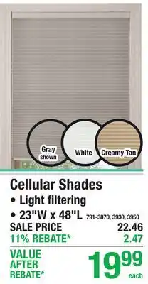 Menards Cellular Shades offer