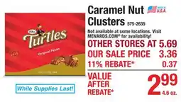 Menards Caramel Nut Clusters offer