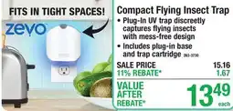 Menards Compact Flying Insect Trap offer