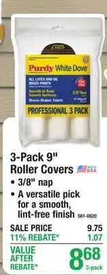 Menards 3-Pack 9 Roller Covers offer