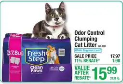 Menards Odor Control Clumping Cat Litter offer
