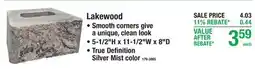 Menards Lakewood RETAINING WALL BLOCKS offer