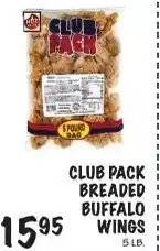 Foodarama Club pack breaded buffalo wings offer