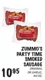 Foodarama Zummo's party time smoked sausage offer
