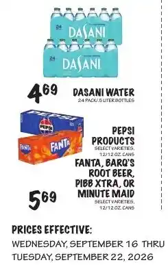 Foodarama Dasani water offer