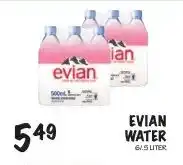 Foodarama Evian Water offer