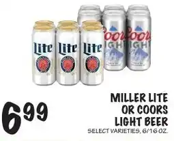 Foodarama Miller Lite or Coors Light Beer offer