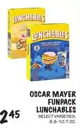 Foodarama Oscar Mayer Funpack Lunchables offer