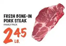 Foodarama Fresh bone in pork steak offer