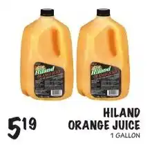 Foodarama Hiland orange juice offer