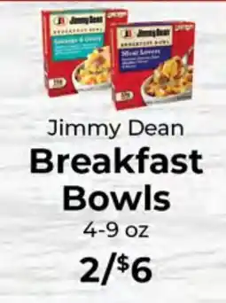 Sunset Foods Jimmy Dean Breakfast Bowls offer