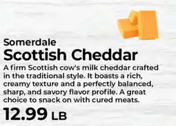 Sunset Foods Somerdale Scottish Cheddar offer