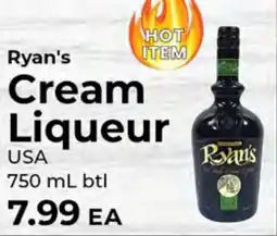 Sunset Foods Ryan's Cream Liqueur offer