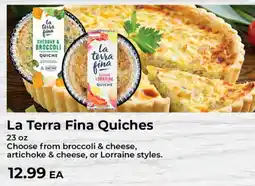 Sunset Foods La Terra Fina Quiches offer