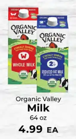 Sunset Foods Organic Valley Milk offer