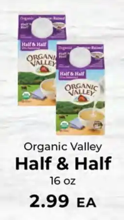 Sunset Foods Organic Valley Half & Half offer