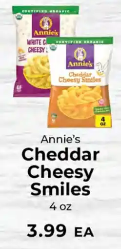 Sunset Foods Annie's Cheddar Cheesy Smiles offer