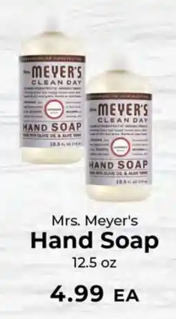 Sunset Foods Mrs. Meyer's Hand Soap offer