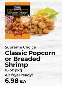 Sunset Foods Supreme Choice Classic Popcorn or Breaded Shrimp offer