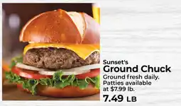 Sunset Foods Sunset's Ground Chuck offer