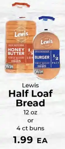 Sunset Foods Lewis Half Loaf Bread offer